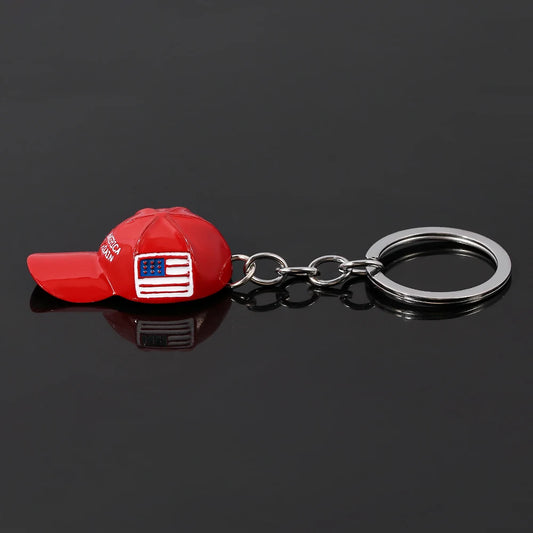Trump MAGA Hat Pendant Keychain